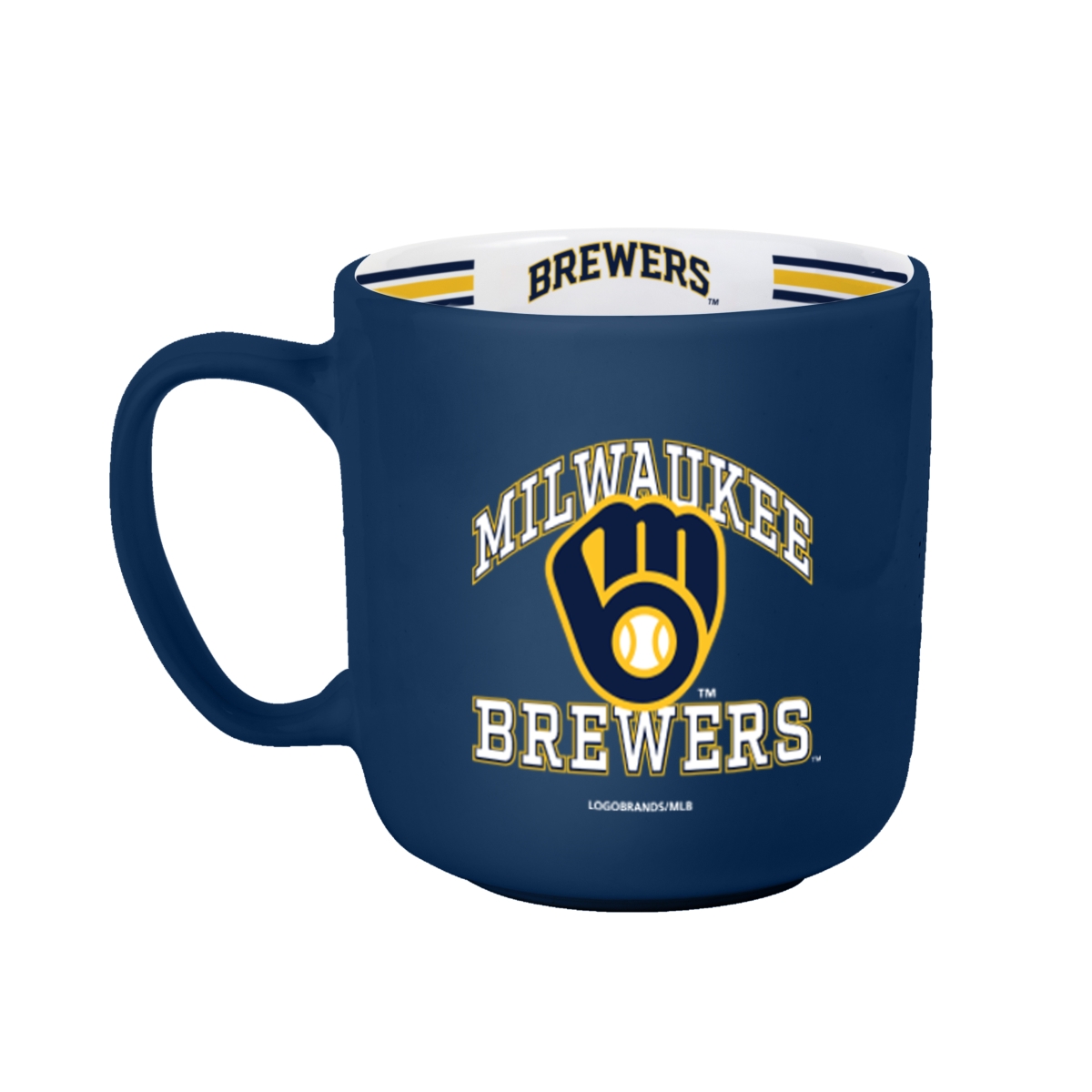 516-C15SM Milwaukee Brewers 15 oz Stripe Mug