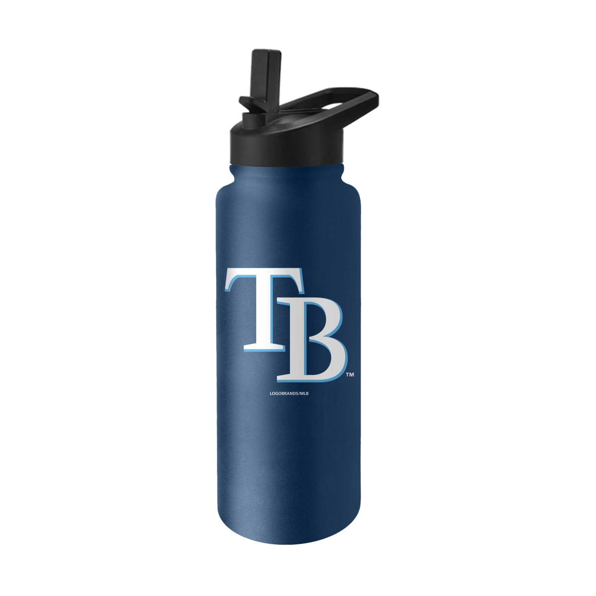 528-S34QB-8 TB Rays Logo Quencher Water Bottle