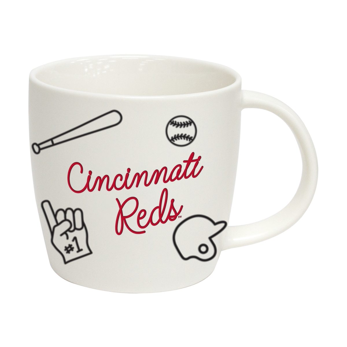 508-C18PM Cincinnati Reds 18 oz Playmaker Mug