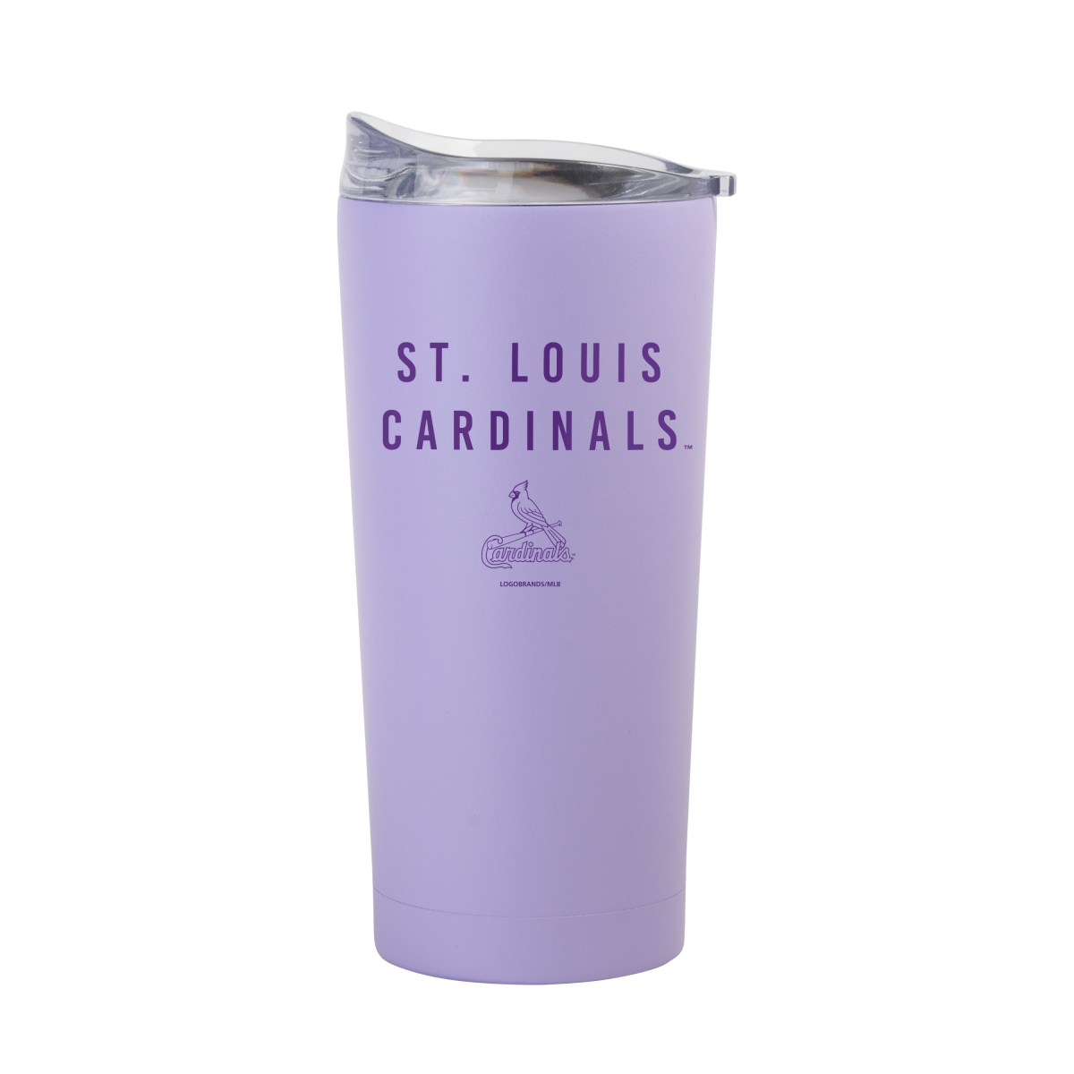 527-S20PT-LVD-38 20 oz St. Louis Cardinals Tonal Lavender Powder Coat Tumbler