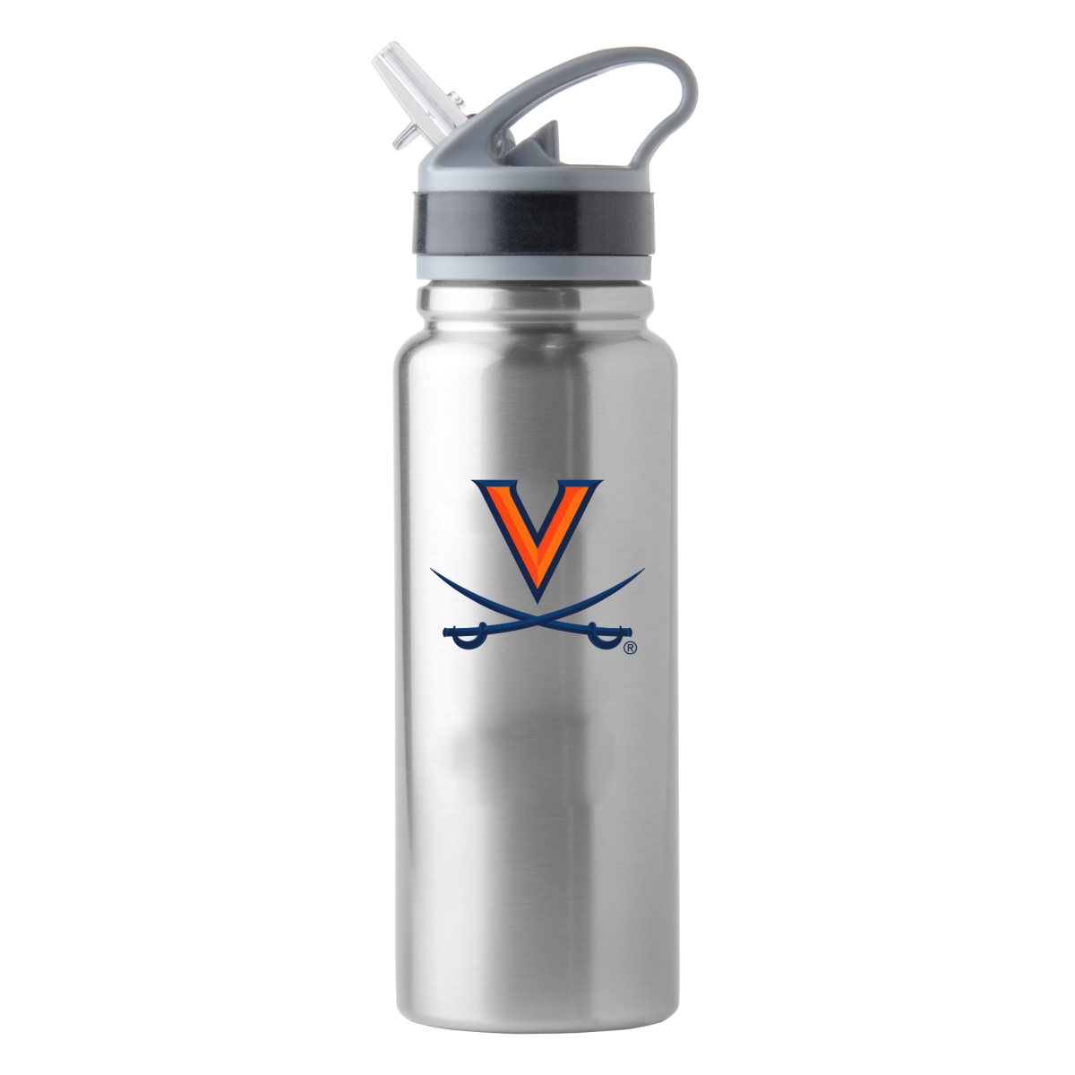 614801 Virginia 25 oz Logo Single Wall Flip Top Bottle