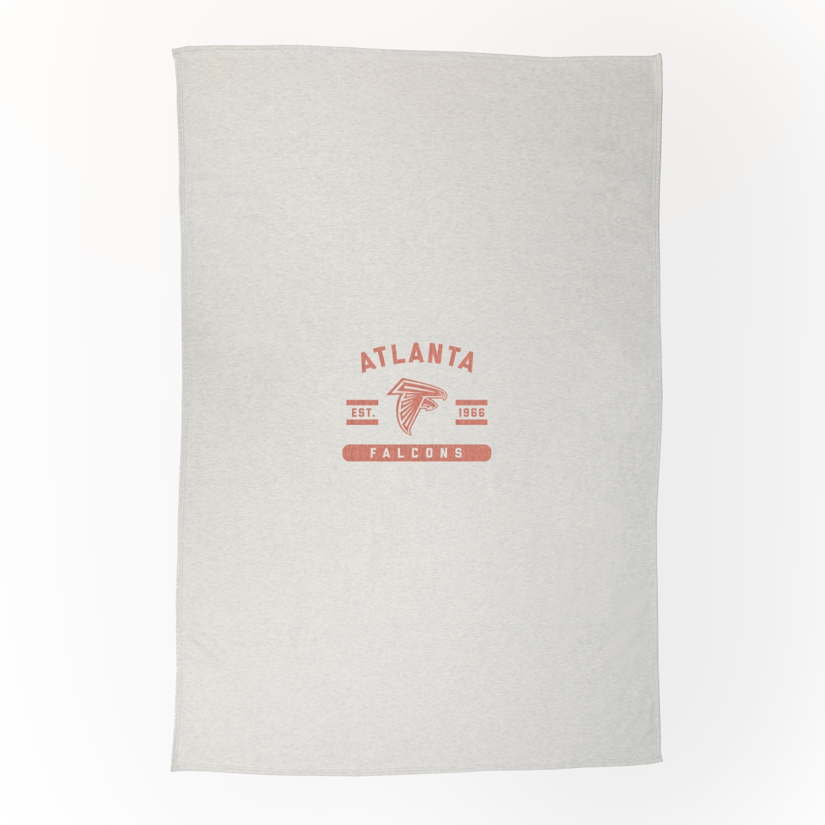 Picture of Logo Brands 602-74DS Atlanta Falcons Sublimated Sweatshirt Blanket