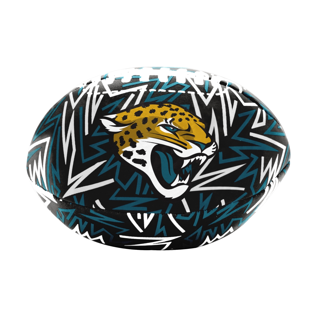 615-93MCS-R1 Jacksonville Jaguars Graffiti Micro Soft Football