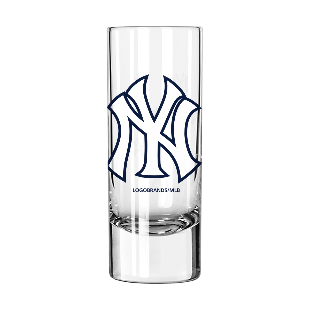 520-G2.5S-10   York Yankees 2.5 oz Satin Etch Shooter