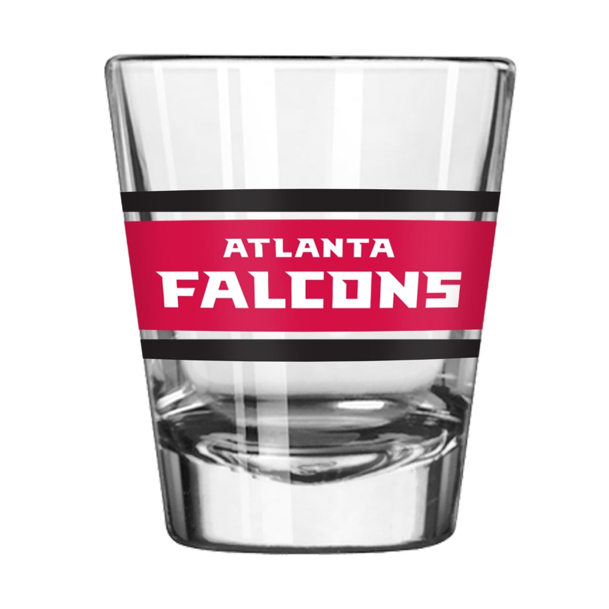 602-G2S-16 Atlanta Falcons 2 oz Stripe Shot Glass