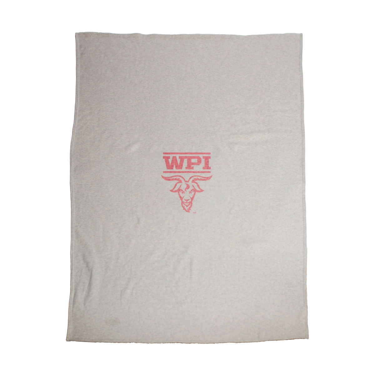 Picture of Logo Brands 685-74DS Worcester Polytech Sublimated Sweatshirt Blanket