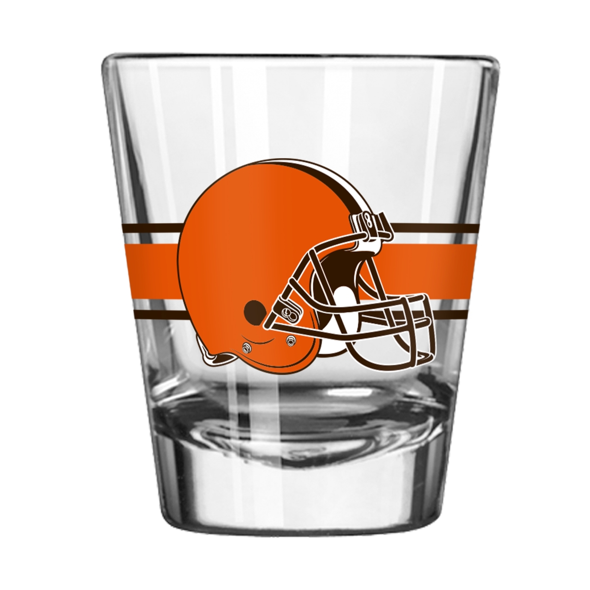 608-G2S-16 Cleveland Browns 2 oz Stripe Shot Glass