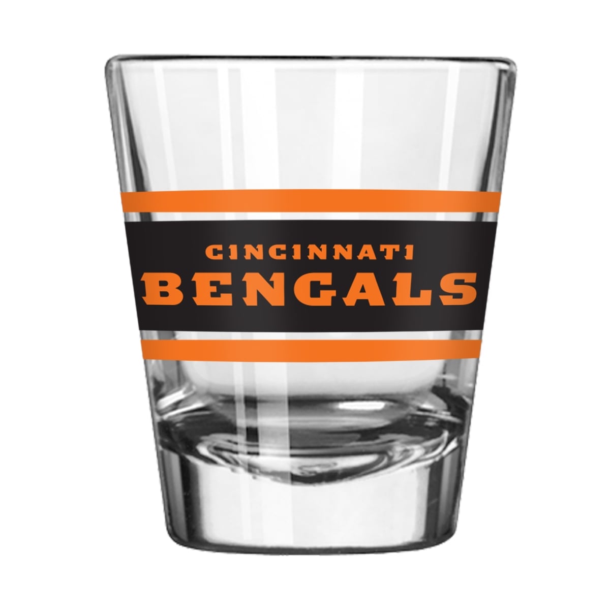 607-G2S-16 Cincinnati Bengals 2 oz Stripe Shot Glass