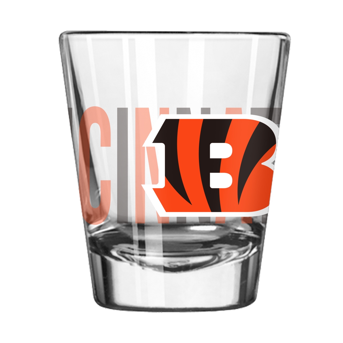 607-G2S-4 Cincinnati Bengals 2 oz Overtime Shot Glass