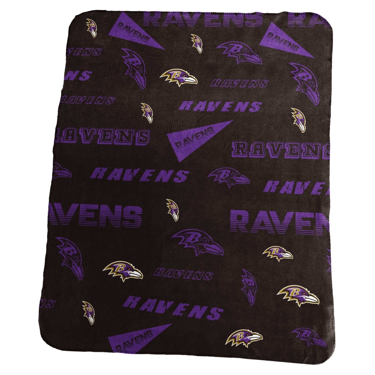 603-23-24F Baltimore Ravens Fanatics Classic Fleece Throw