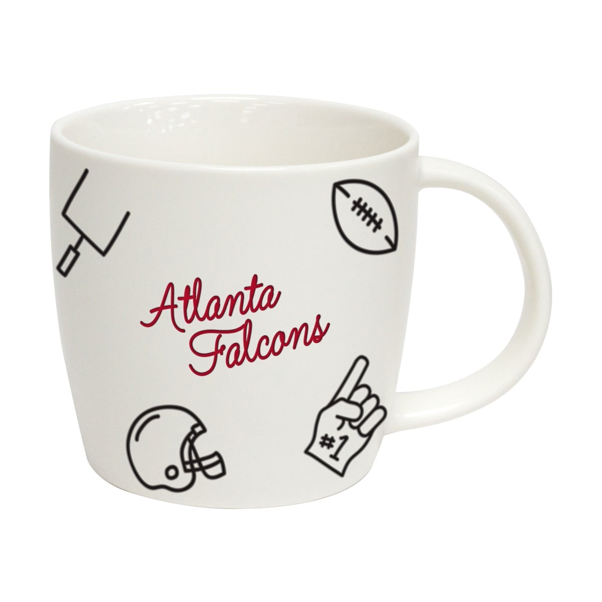 602-C18PM 18 oz Atlanta Falcons Playmaker Mug