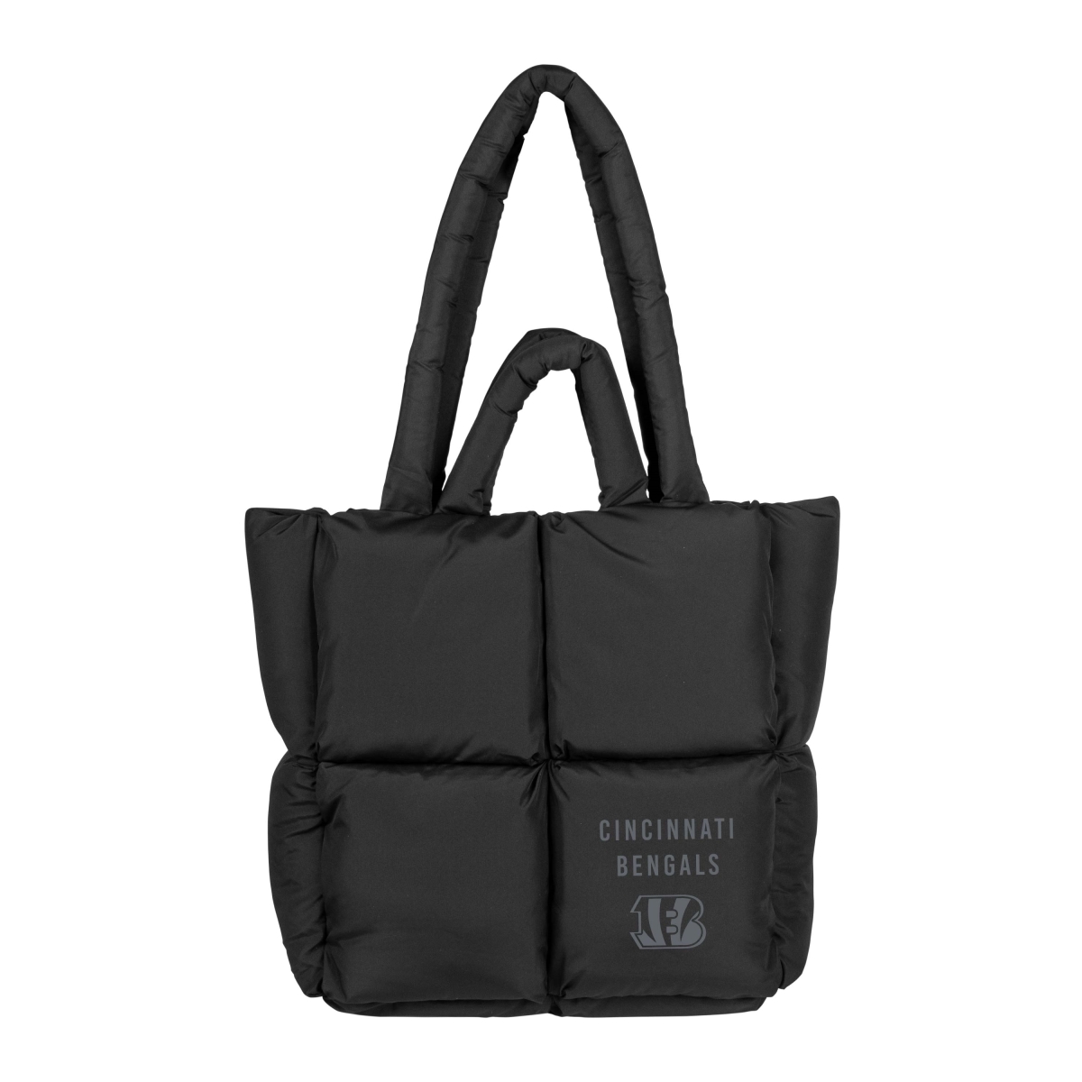 607-672-BLK Cincinnati Bengals Black Puff Tote