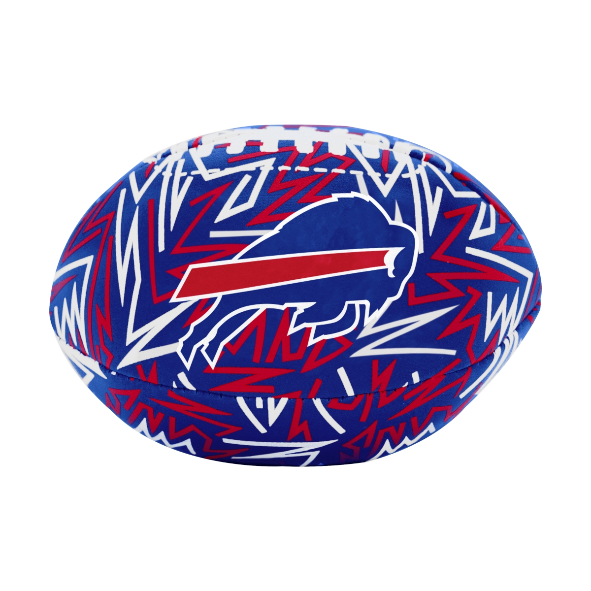 604-93MCS-R1 Buffalo Bills Graffiti Micro Soft Football - Royal