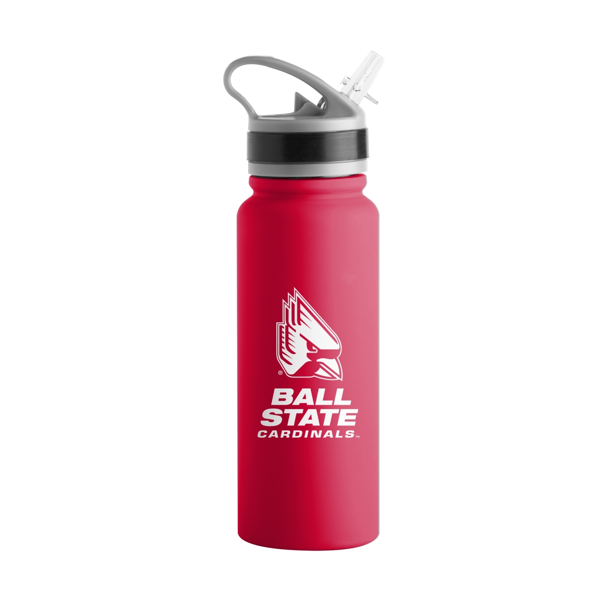 614696 Ball State 25 oz Stainless Single Wall Flip Top Bottle