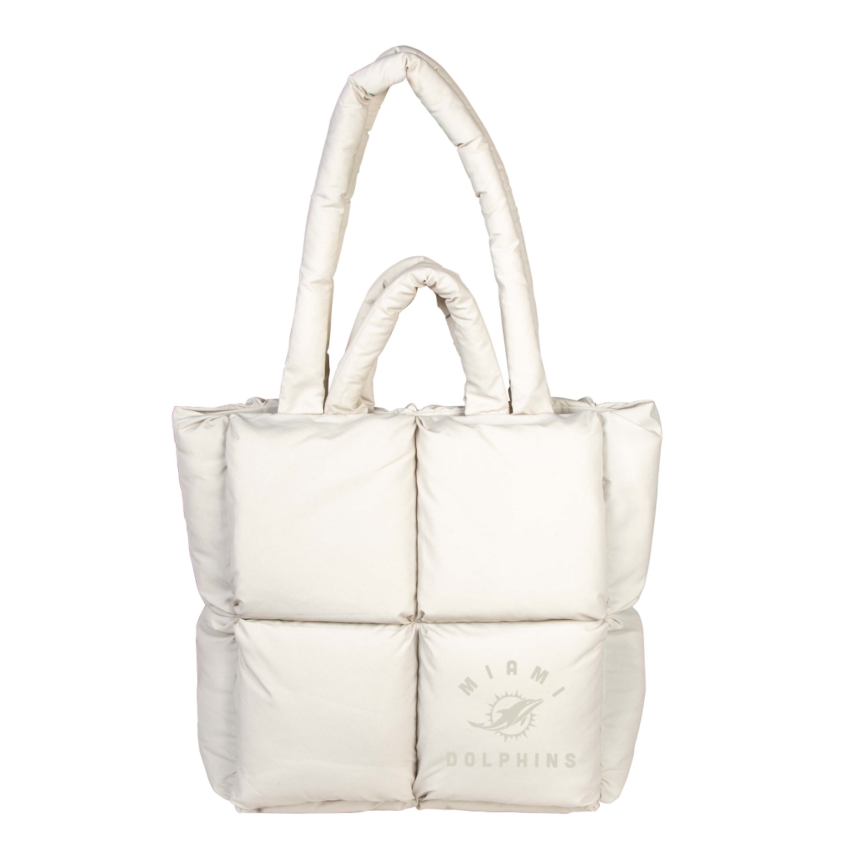 617-672-SND Miami Dolphins Sand Puff Tote