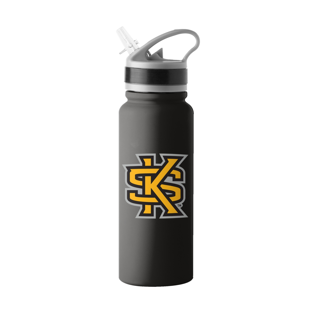 614728 Kennesaw State 25 oz Logo Single Wall Flip Top Bottle