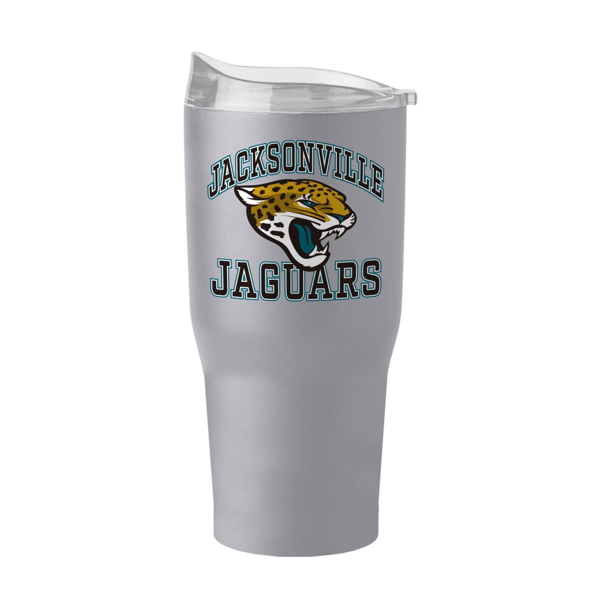 Picture of Logo Brands 615-S30PT-STN-42 Jacksonville Jaguars 30 oz Athletic Powder Coat Tumbler