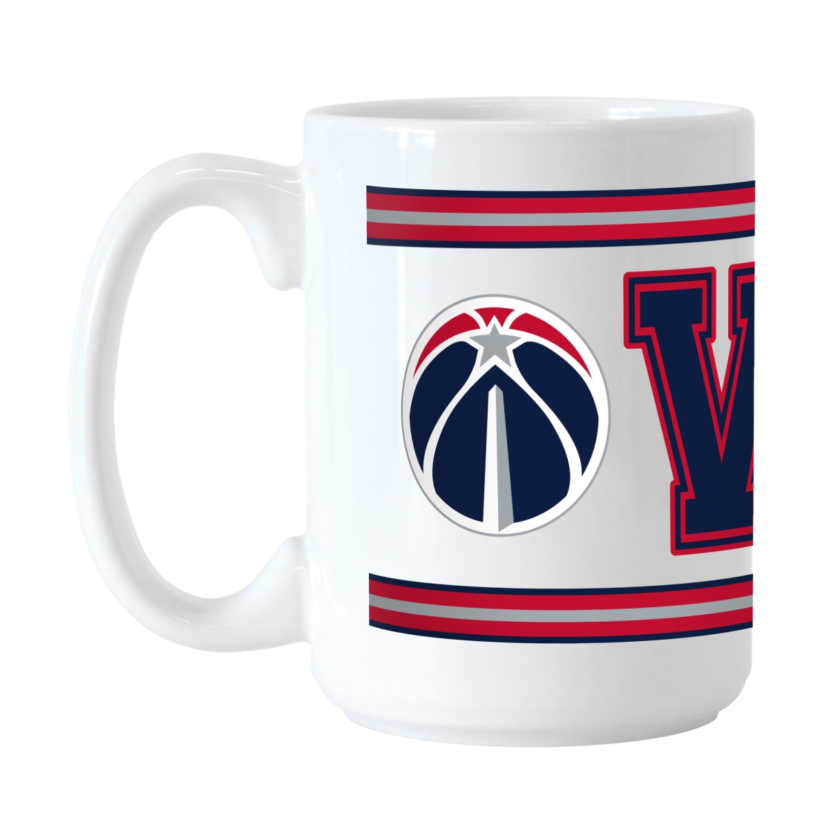 730-C15M-4S 15 oz Washington Wizards Overtime Stripe Sublimated Mug