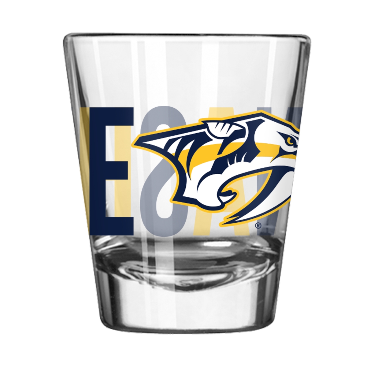 817-G2S-4 Nashville Predators 2 oz Overtime Shot Glass