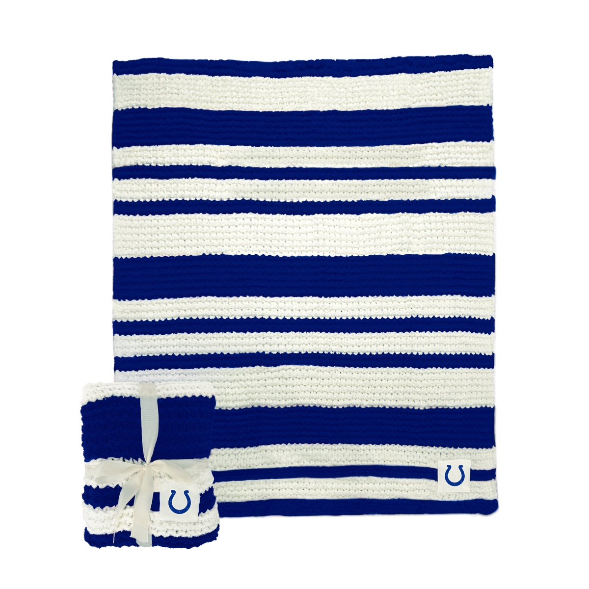 614-282 Indianapolis Colts Cable Knit Throw, 50 x 60 in.