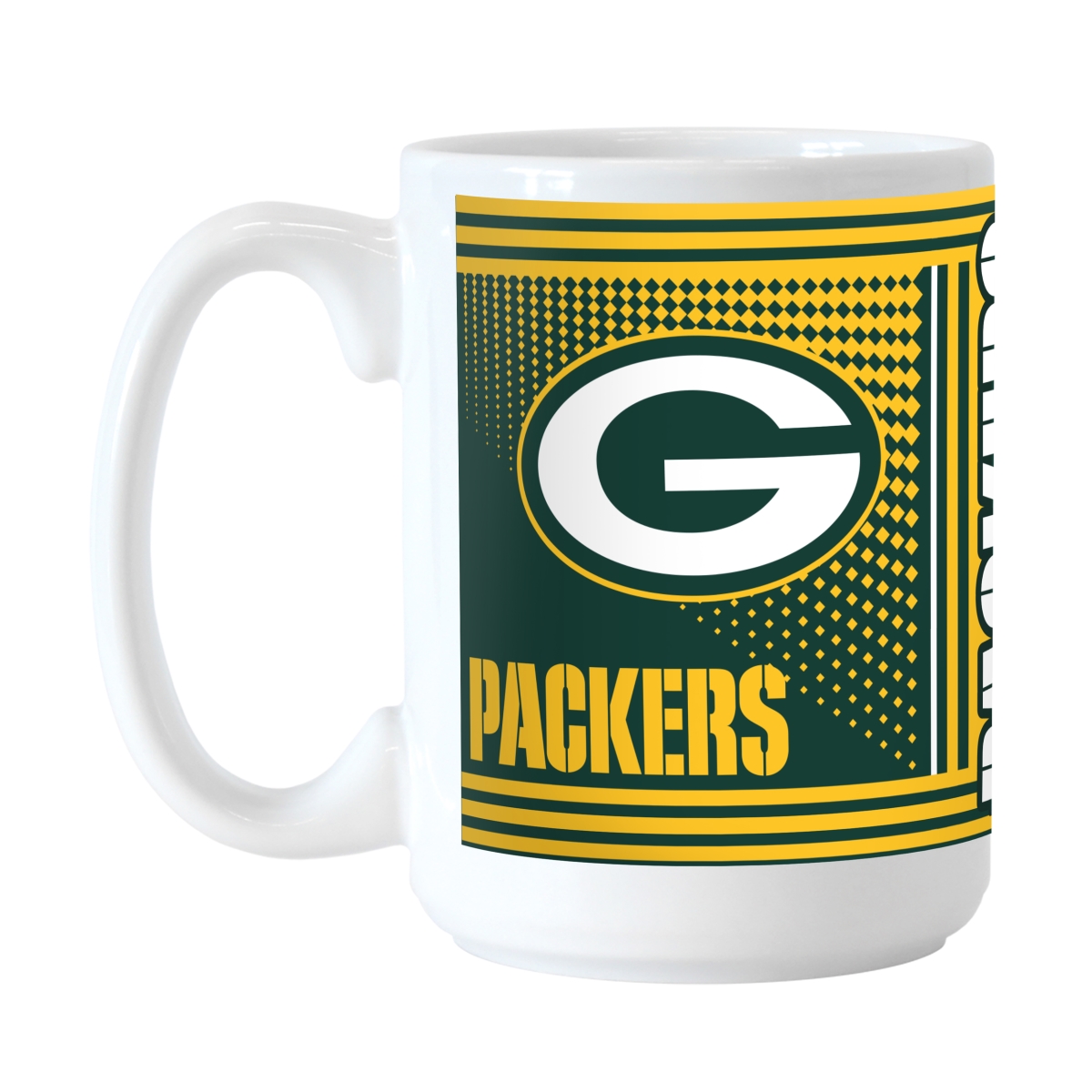 612-C15M-3 Green Bay Packers 15 oz Hero Sublimated Mug