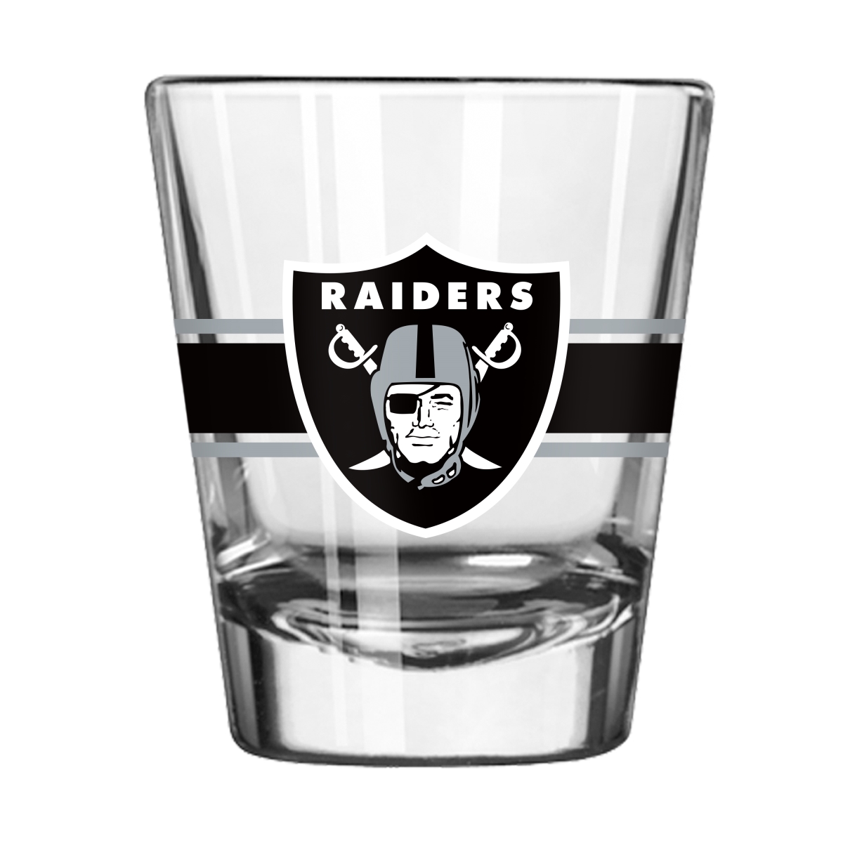 623-G2S-16 Las Vegas Raiders 2 oz Stripe Shot Glass