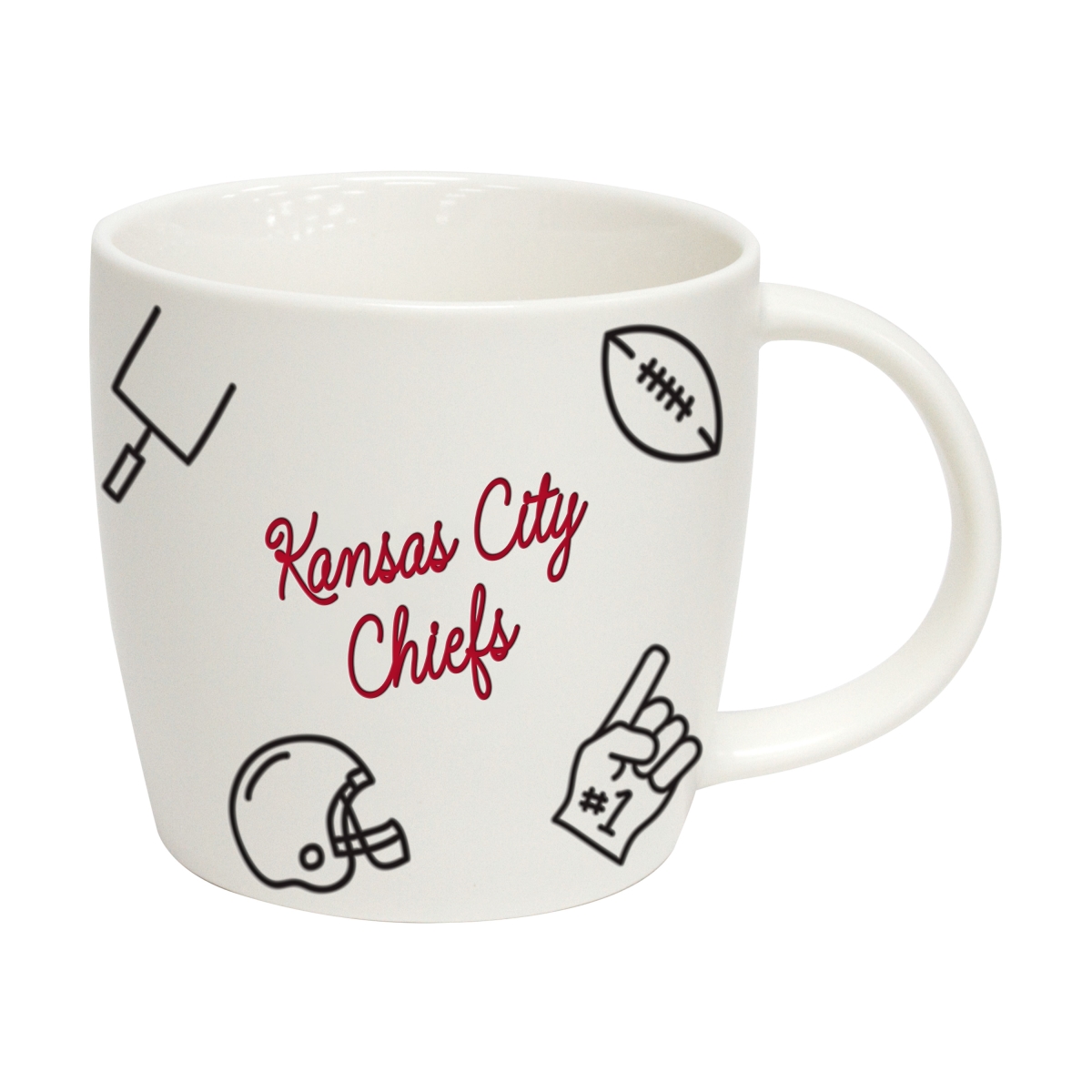 616-C18PM 18 oz Kansas City Chiefs Playmaker Mug