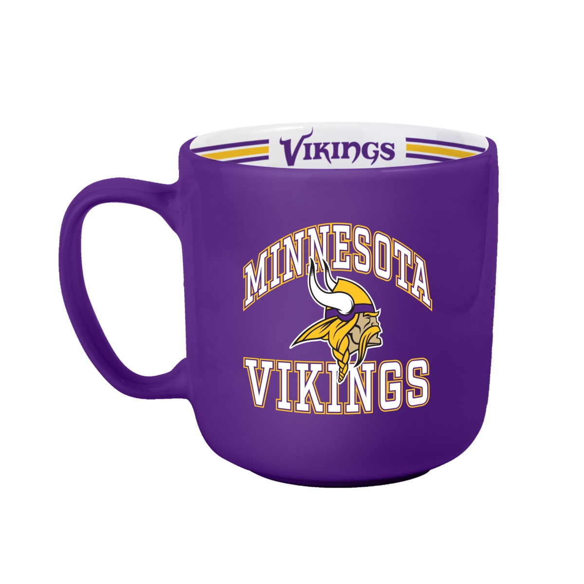 618-C15SM Minnesota Vikings 15 oz Stripe Mug