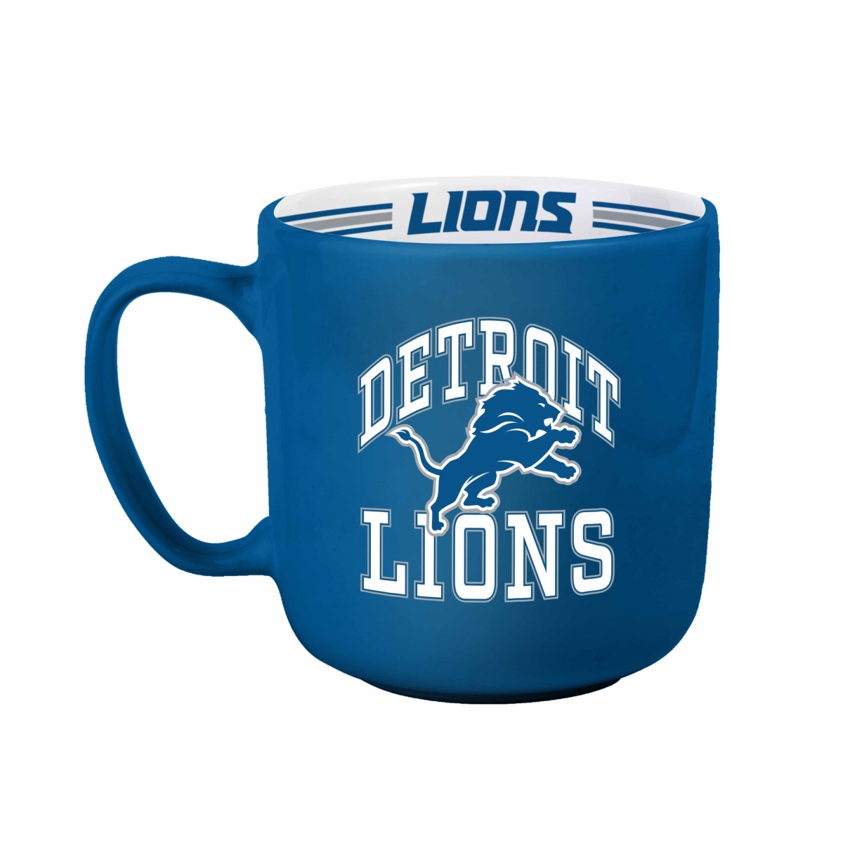 611-C15SM Detroit Lions 15 oz Stripe Mug