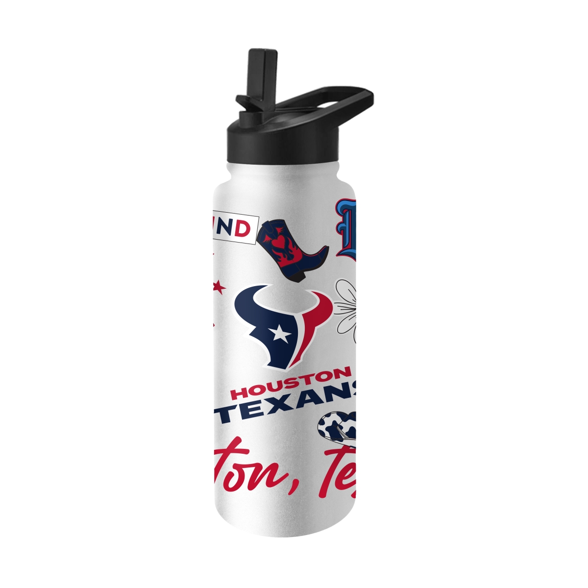 613-S34QB-63 Houston Texans 34 oz Native Quencher Bottle