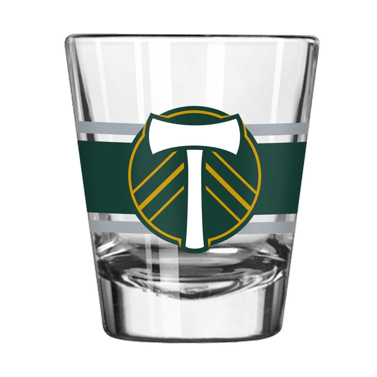 916-G2S-16 Portland Timbers 2 oz Stripe Shot Glass