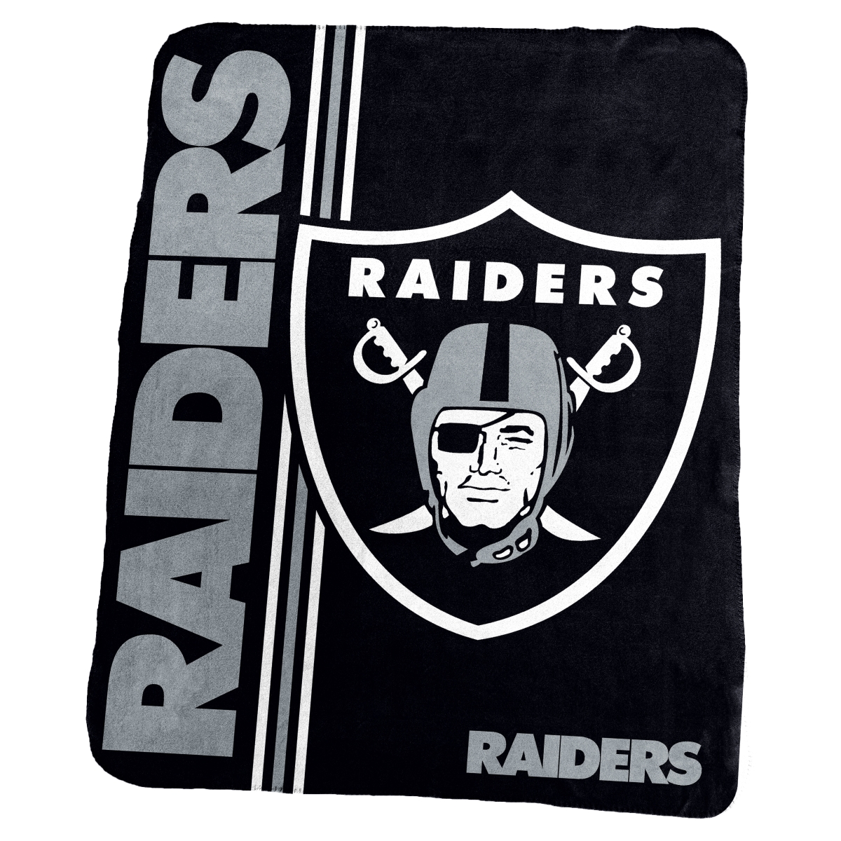 623-23-C1 Las Vegas Raiders Stripe Classic Fleece Throw
