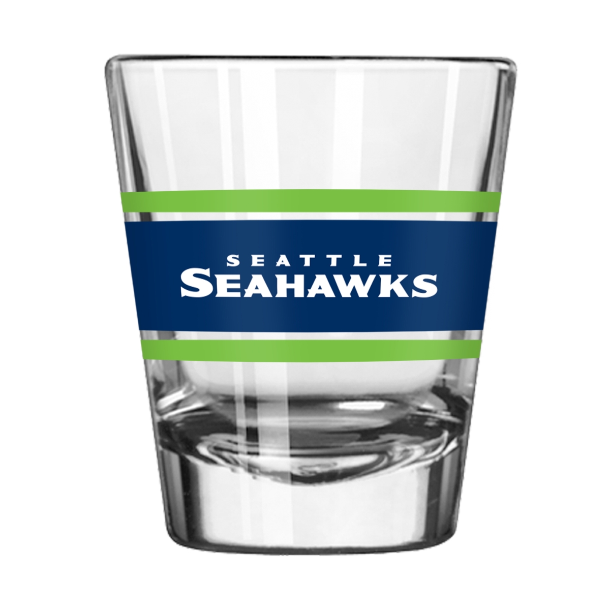 628-G2S-16 Seattle Seahawks 2 oz Stripe Shot Glass