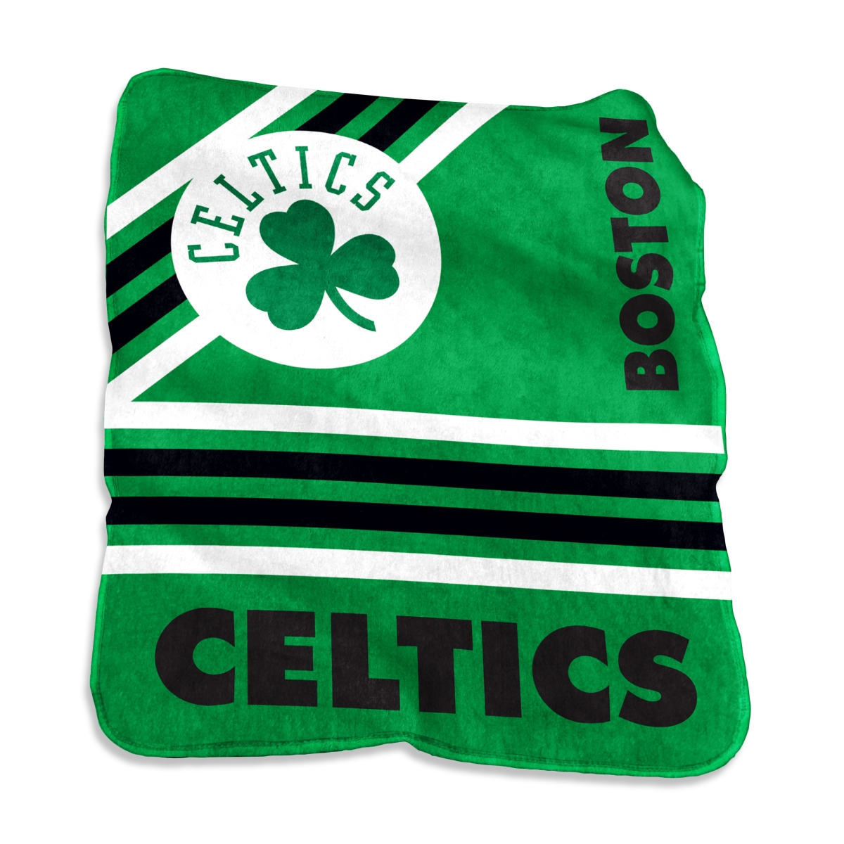 702-26C 50 x 60 in. Boston Celtics Raschel Throw Blanket - Green