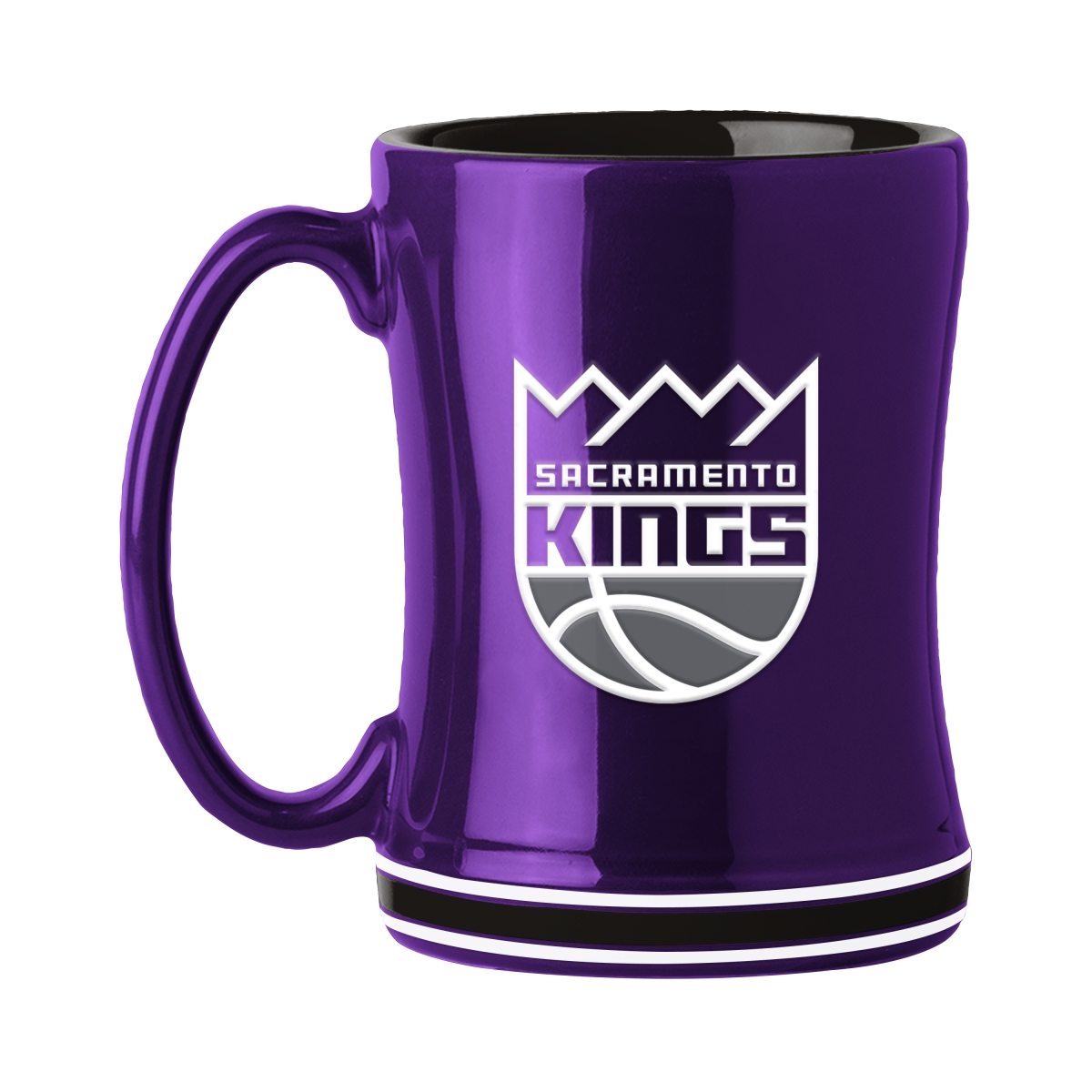 Picture of Logo Brands 726-C14RM Sacramento Kings 14 oz Relief Mug