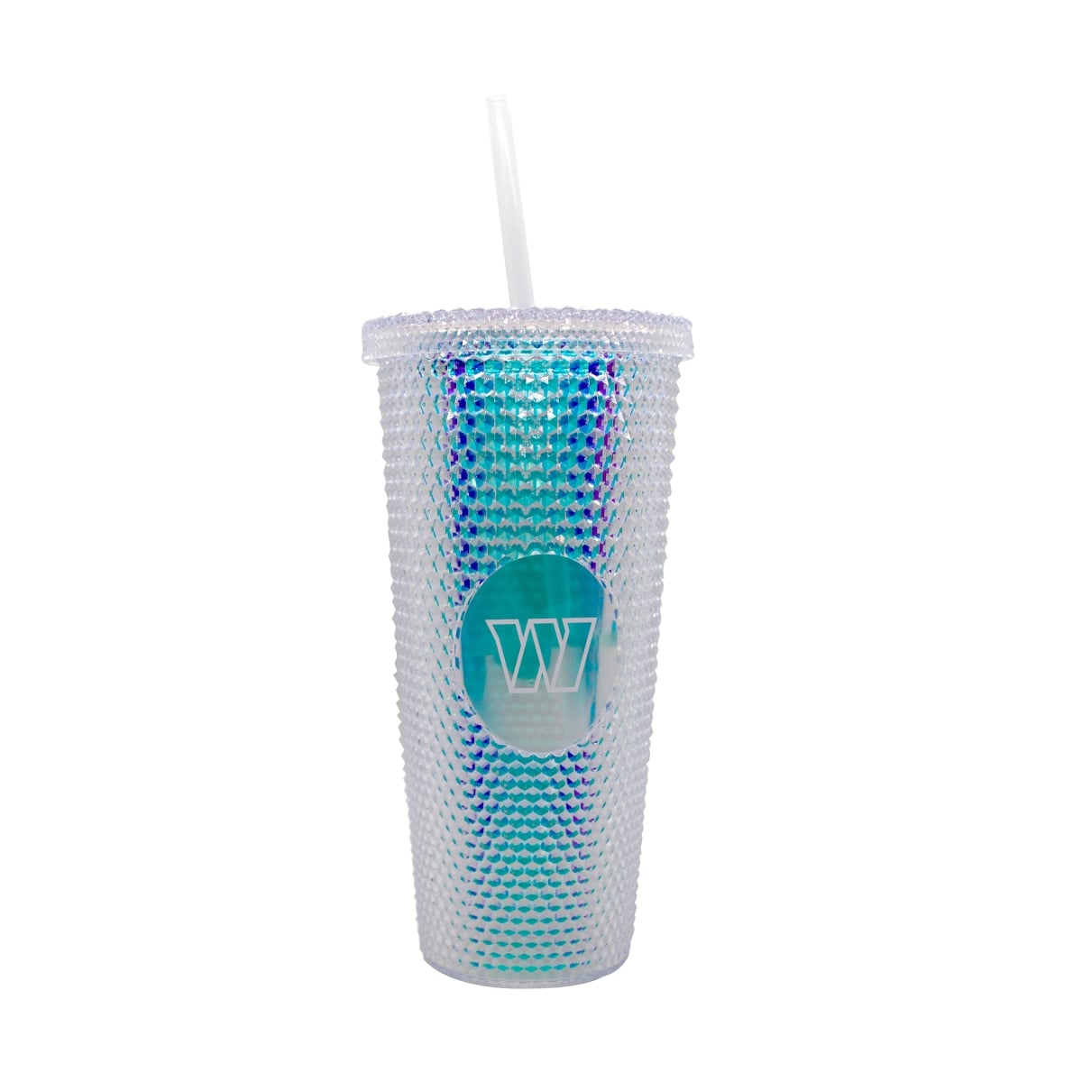 632-P24IST Washington Commanders 24 oz Iridescent Studded Tumbler