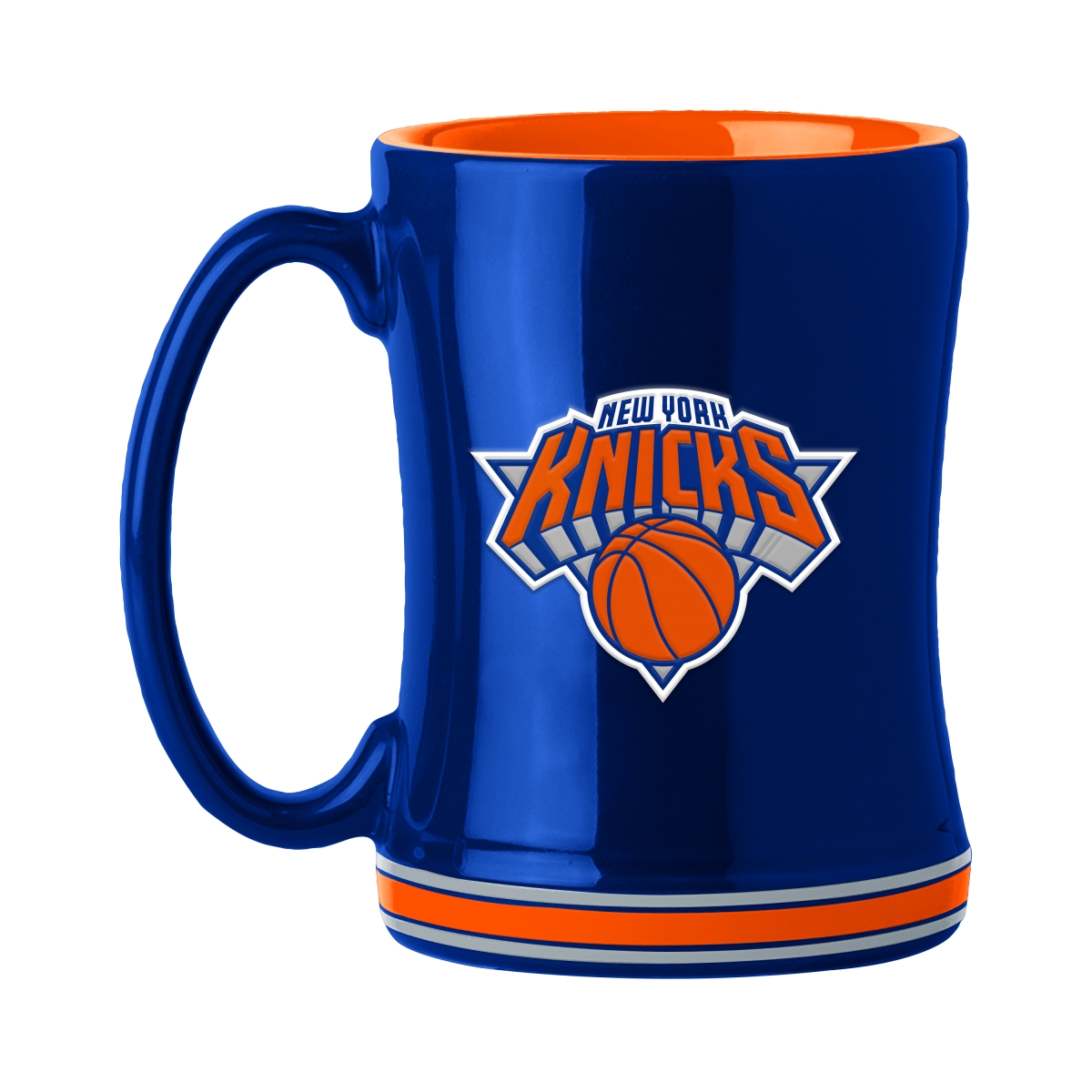 Picture of Logo Brands 720-C14RM York Knicks 14 oz Relief Mug