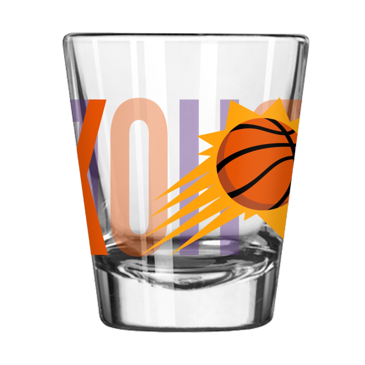 724-G2S-4 Phoenix Suns 2 oz Overtime Shot Glass