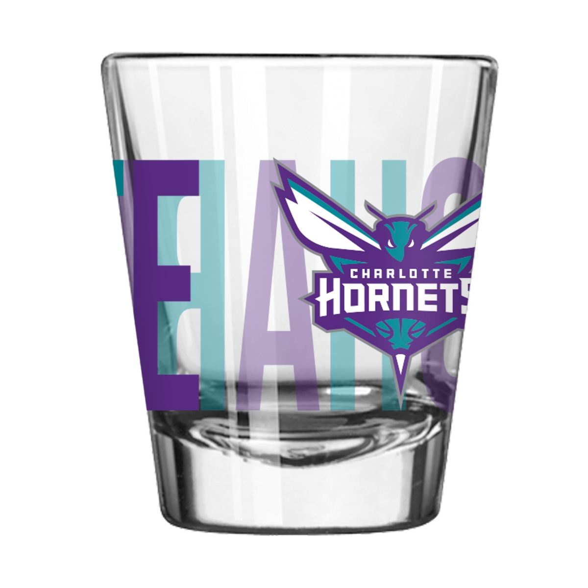 703-G2S-4 Charlotte Hornets 2 oz Overtime Shot Glass