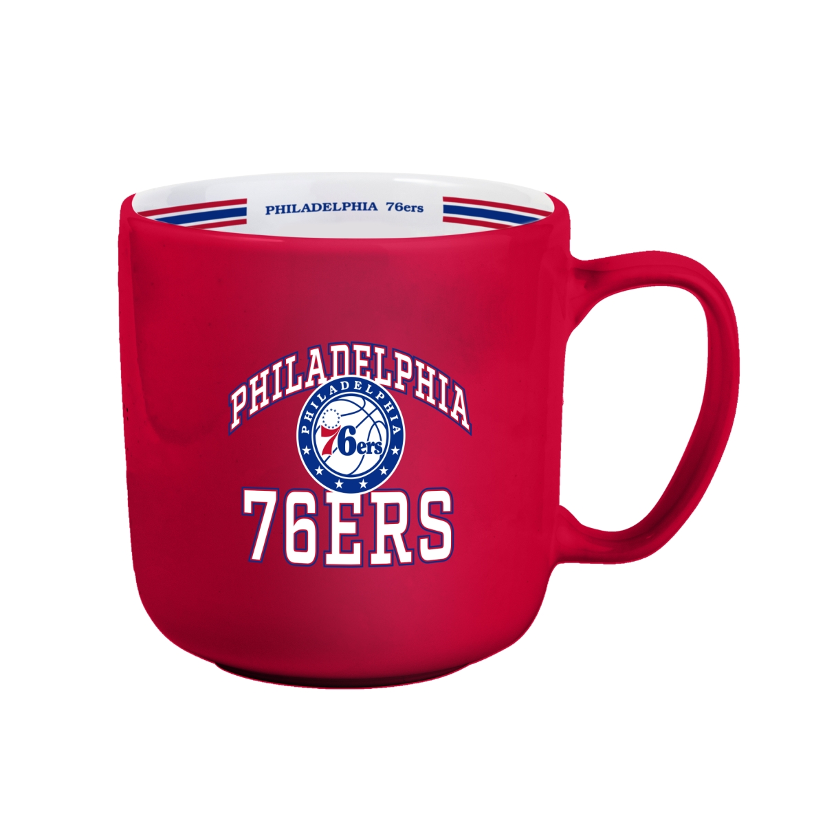 723-C15SM Philadelphia 76ers 15 oz Stripe Mug