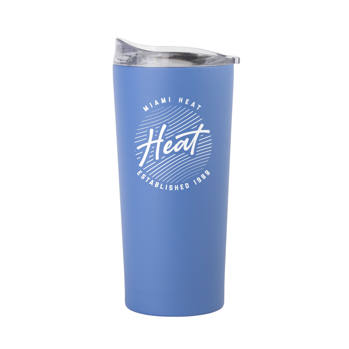 715-S20PT-ARC-35 20 oz Miami Heat Retro Script Arctic Powder Coat Tumbler