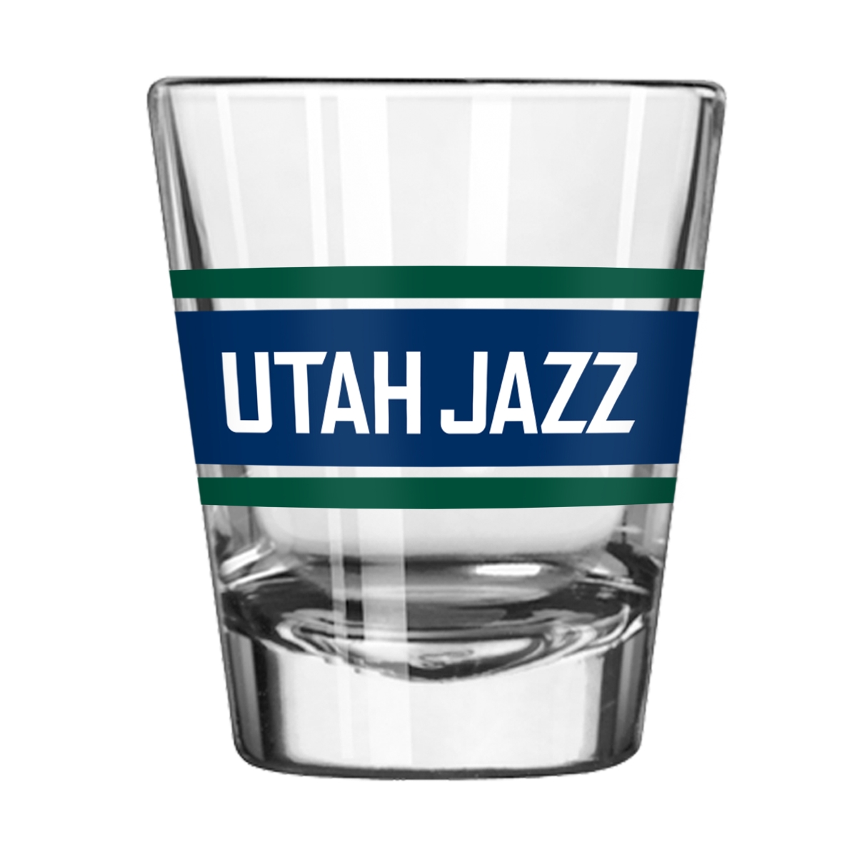 729-G2S-16 Utah Jazz 2 oz Stripe Shot Glass