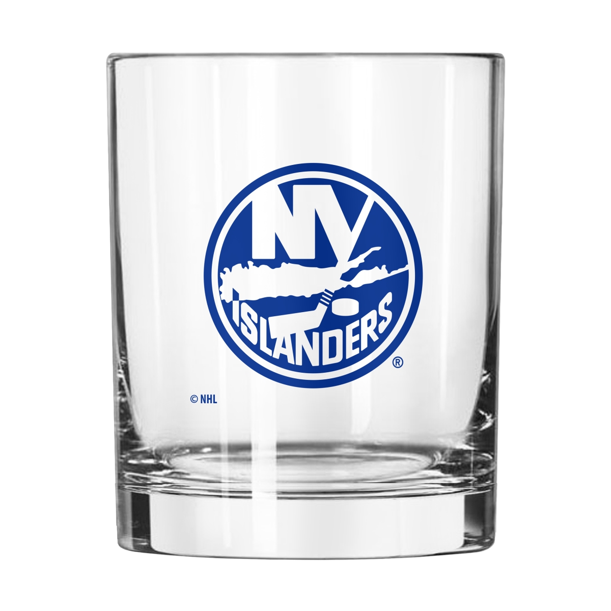 819-G14R-1 York Islanders 14 oz Gameday Rocks Glass