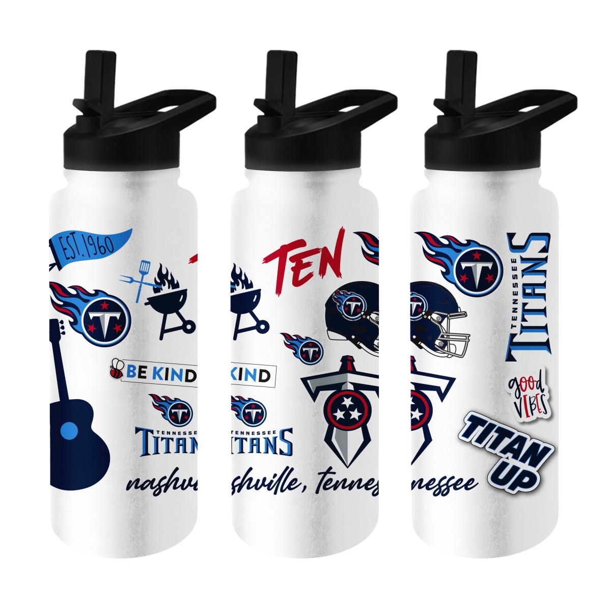 631-S34QB-63 Tennessee Titans 34 oz Native Quencher Bottle