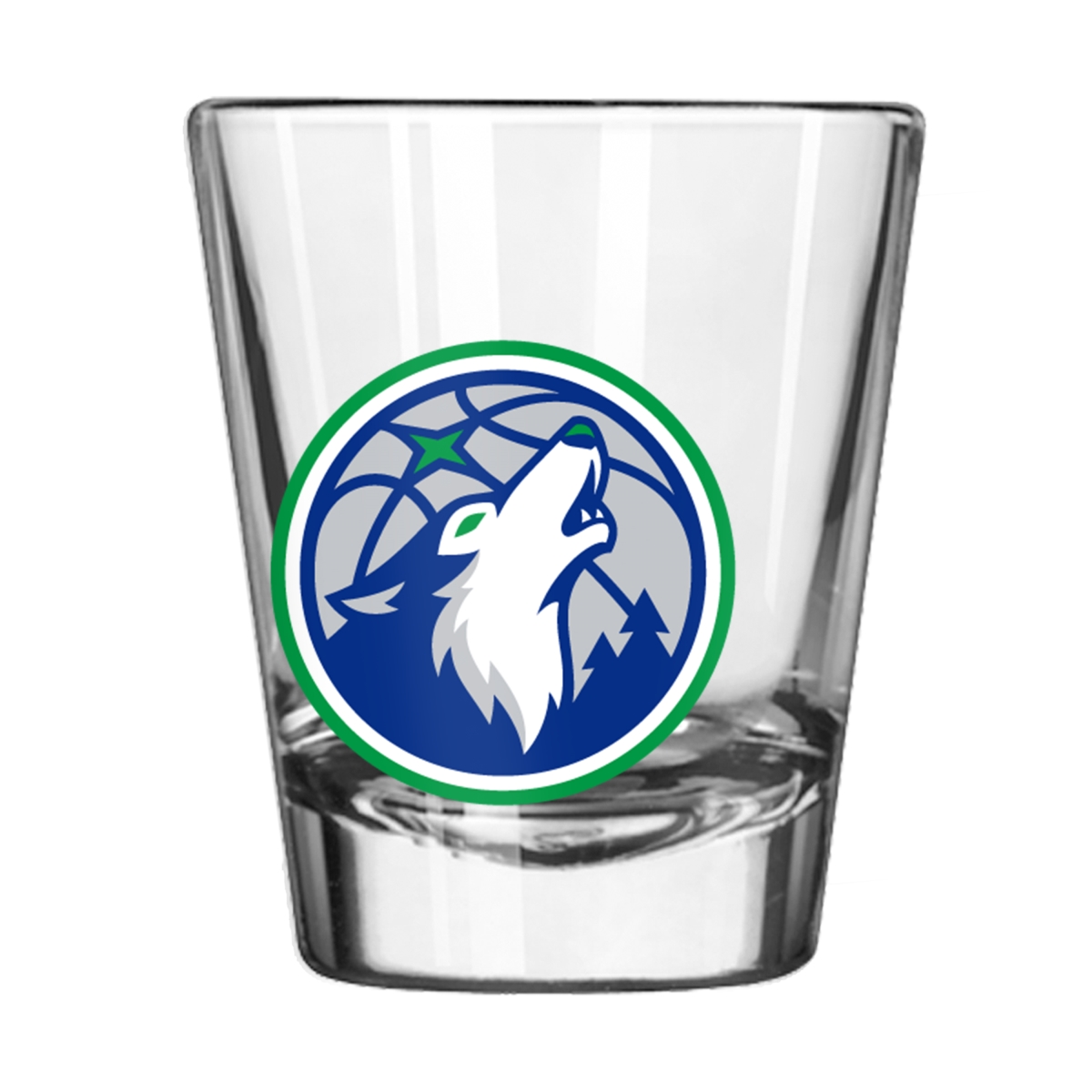 717-G2S-4 Minnesota Timberwolves 2 oz Overtime Shot Glass
