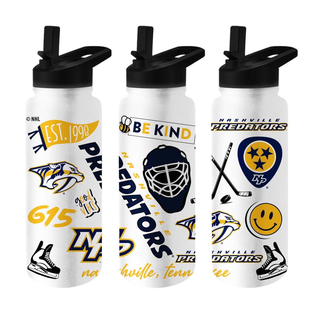 817-S34QB-63 Nashville Predators 34 oz Native Quencher Bottle