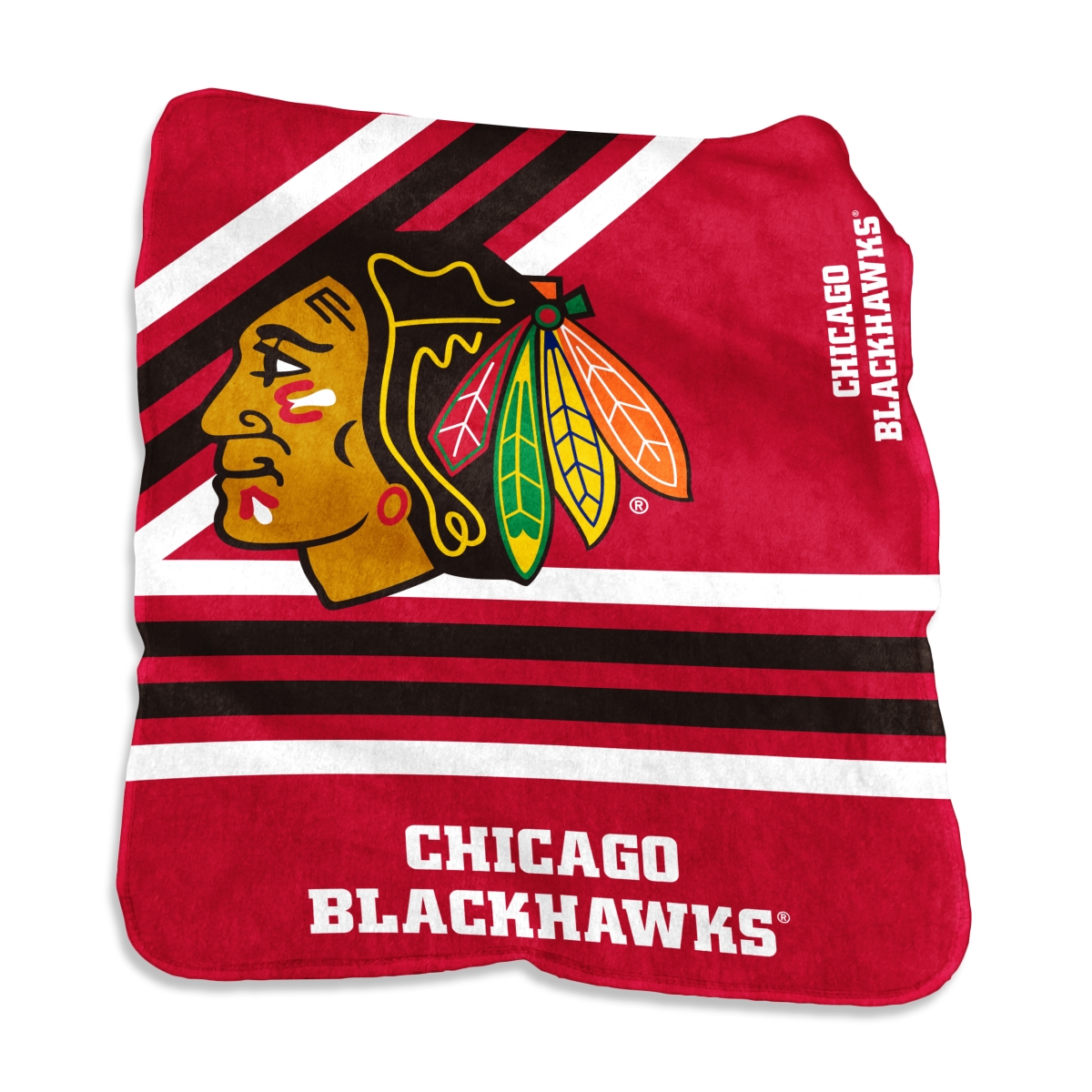 807-26C Chicago Blackhawks Raschel Throw