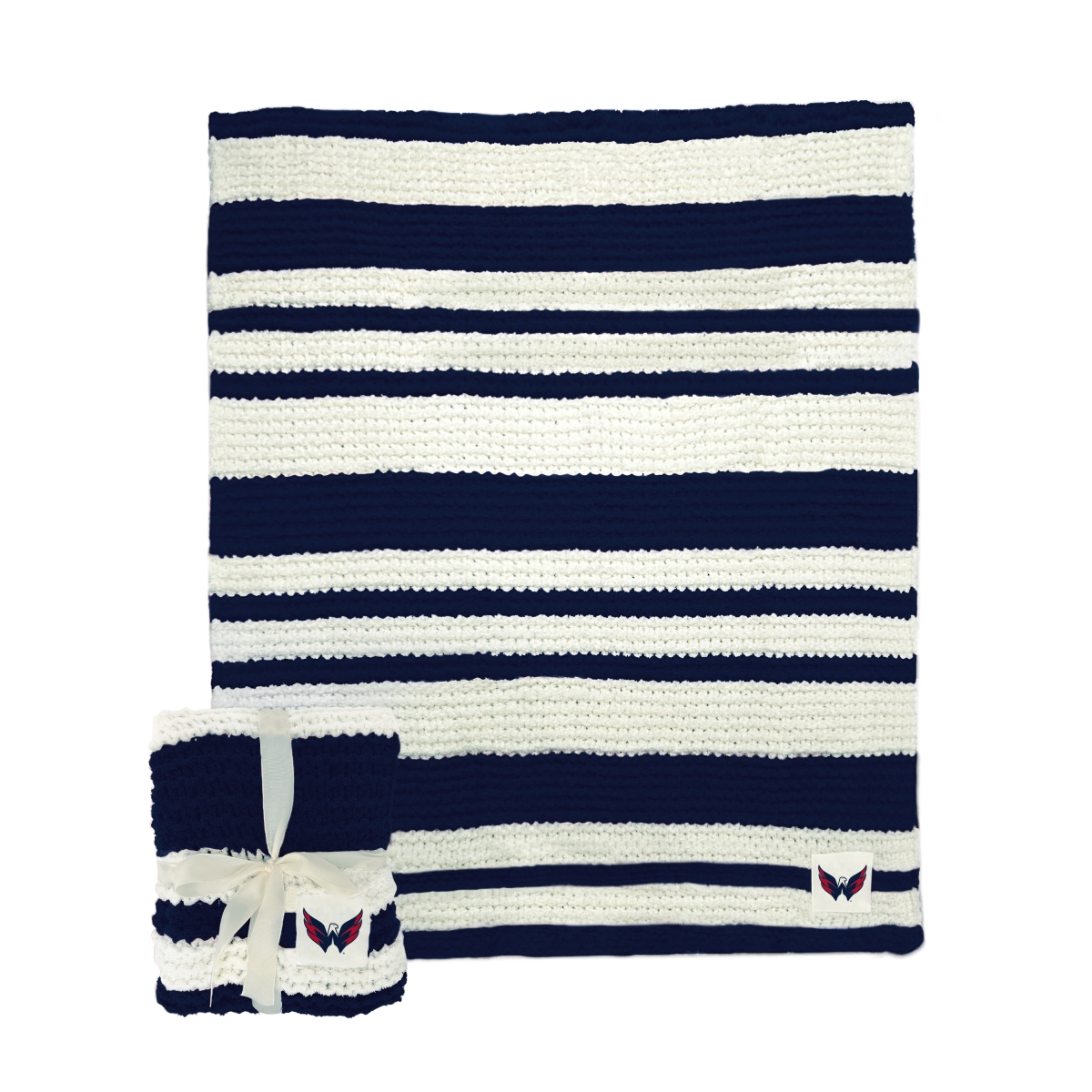 830-282 50 x 60 in. Washington Capitals Cable Knit Throw