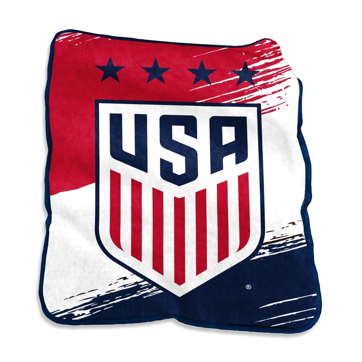 C4139-26A 50 x 60 in. USSF Four Stars Raschel Throw