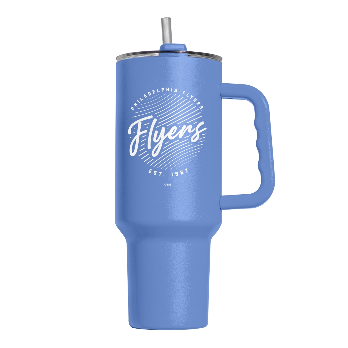 822-S40PT-ARC-35 40 oz Philadelphia Flyers Retro Script Powder Coat Tumbler